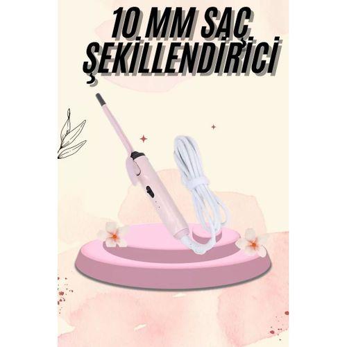 İnce Bukle 10mm Kıvırcık Saç Maşası Profesyonel Saç Şekillendirici