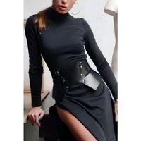 Ön Ve Arkası Çift Taraflı Kullanılabilen Şık Elbise Üzeri Deri Kemer - Brf619