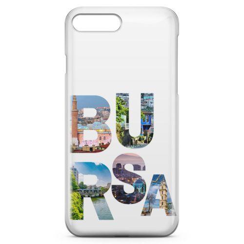 Apple iPhone 8 Plus Kılıf Bursa Gezi Arka Kapak Koruma Desenli Full Koruyucu