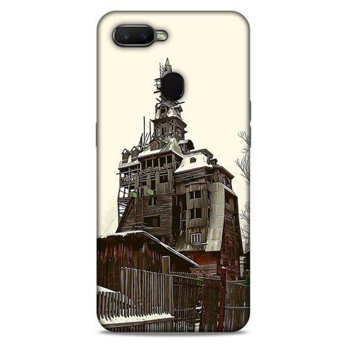 Oppo Ax7 Kılıf Dünya Mimarisi (40) Fit Silikon Kılıf Wooden Gagster House