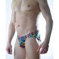 Erkek Renkli Desenli Fantezi Jockstrap