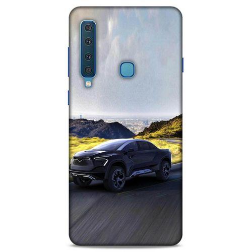 Lopard Samsung Galaxy A9 2018 Uyumlu Kılıf PickUpX (36) Glitter Kılıf Koyu Gri