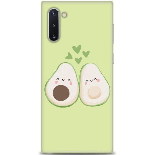 Samsung Galaxy Note 10 Kılıf HD Baskılı Kılıf - Avacado + Tam Ekran Koruyucu