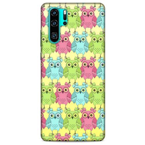 Baykuşlar (36) Desenli Silikon Kapak Telefon Kabı Huawei P30 Pro Kılıf