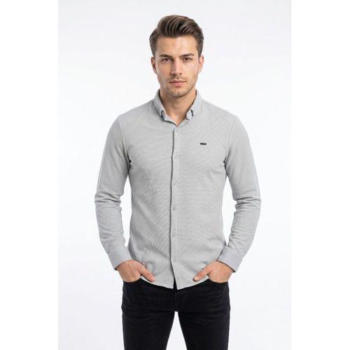 Erkek Spor Slim Fitt Uzun Kol  Gömlek BGL-ST05439