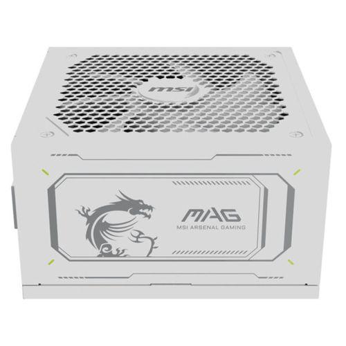 MSI MAG 1000GL PCIE5 WHITE 1000W 80+ GOLD POWER