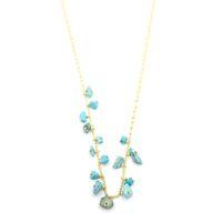 Taş Sallantılı Kolye - Altın