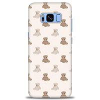 Samsung Galaxy S8 Kılıf HD Baskılı Kılıf - Ayıcıklar + Tam Ekran Koruyucu