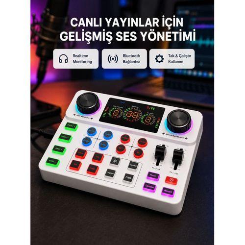 Podcast Karaoke Ve Sosyal Medya Yayınları İçin Ses Kartı