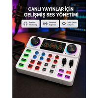 Podcast Karaoke Ve Sosyal Medya Yayınları İçin Ses Kartı