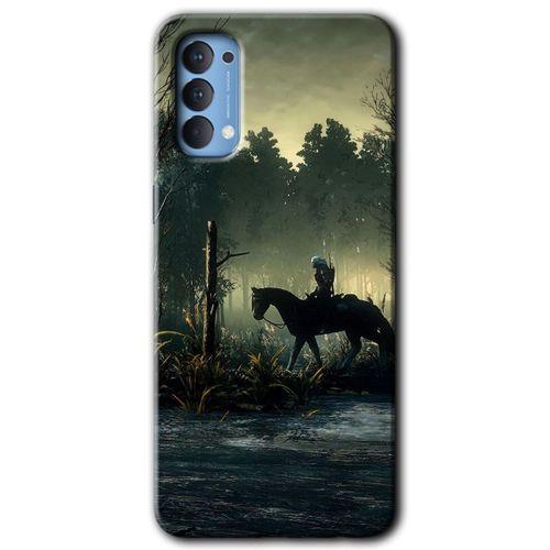 Oppo Reno 4 HD Baskılı Kılıf + 9D Tam Ekran Koruyucu - Savaşçı