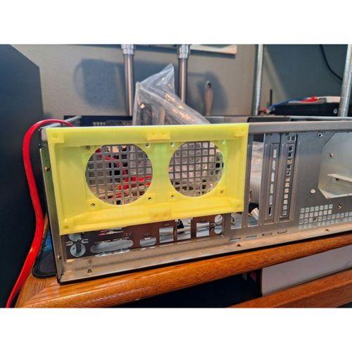 RackChoice Çift 60mm'den Çift 80mm Fan Adaptörü (Bu ürün Sadece Plastik parçadır - Almadan Önce Soru Sorabilirsiniz)