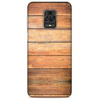 Lopard Xiaomi Redmi Note 9 Pro Uyumlu Kılıf Wood'X (13) Silikon Kap Baskılı