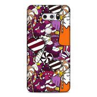 Lopard LG K40S Uyumlu Kılıf Soyut Sanat (32) Desenli Soft Silikon Kılıf