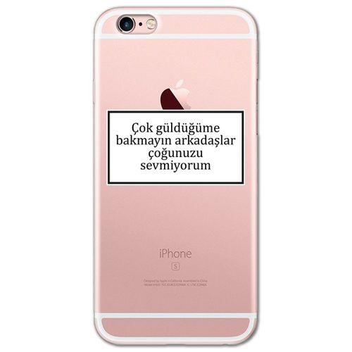 Iphone 6 Kılıf HD Yazı Baskılı Silikon Arka Kapak - Yazı 15