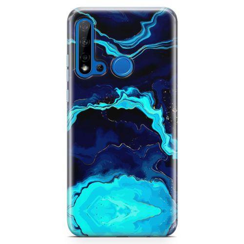 Huawei P20 Lite 2019 Kılıf Premium Mermer Arka Kapak Koruma Desenli Full Koruyucu