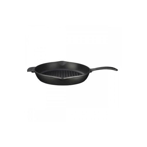Lava Demir Döküm 28 Cm Metal Kulplu Yuvarlak Izgara Grill Tava LV ECO Y GT 28