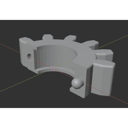 Dişli Saç Tokası 3D Baskı (Bu ürün Sadece Plastik parçadır - Almadan Önce Soru Sorabilirsiniz)