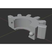 Dişli Saç Tokası 3D Baskı (Bu ürün Sadece Plastik parçadır - Almadan Önce Soru Sorabilirsiniz)