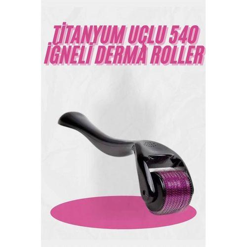 Dermaroller Titanyum 540 Iğneli 1 Mm Saç Kaş Sakal Serum Kullanıma Uygun