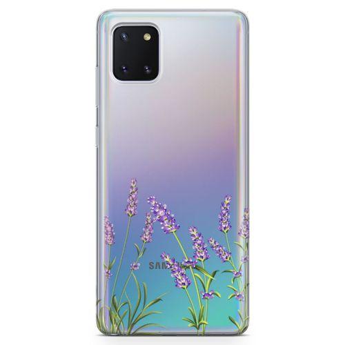 Samsung Galaxy Note 10 Lite Kılıf Lavanta Kolonyası Arka Kapak Koruma Desenli Full Koruyucu