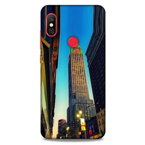 Xiaomi Redmi Note 6 Pro Kılıf Dünya Mimarisi (6) Silikon Kılıf Empire State