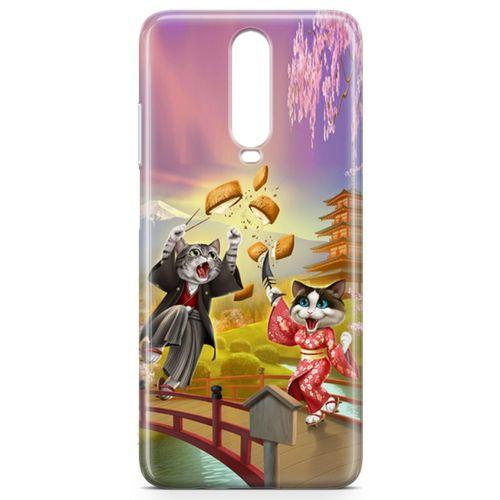 Xiaomi Redmi Poco X2 Kılıf Geyşa Kediler Arka Kapak Koruma Desenli Full Koruyucu
