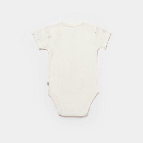 Bibaby Biorganic Koala Jungle Kısa Kol Bebek Body 56972 Gri