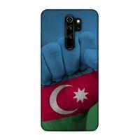Xiaomi Redmi Note 8 Pro Uyumlu Kılıf Azarbaijan (19) Kılıfları Yumruk Bayrak