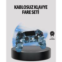 Kablosuz Ps4 Controller Çift Motorlu Dayanıklı Gamepad