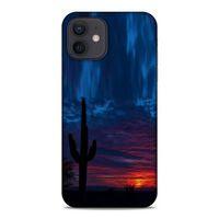 Lopard Apple iPhone 12 Uyumlu Kılıf Gece'S (12) Koruyucu Silikon Mavi