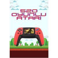 520 Retro Oyunlu El Konsolu Atari Oyun Konsolu Taşınabilir