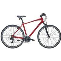 Carraro Sportive 220 28 Jant 21 Vites Şehir Bisikleti Mat Krom Kırmızı-Siyah