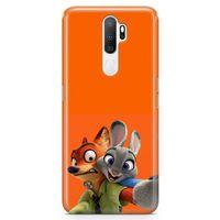 Oppo A9 2020 Kılıf Toons 8K Arka Kapak Koruma Desenli Full Koruyucu