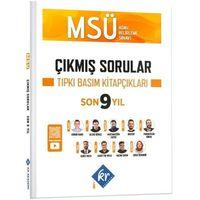 MSÜ Çıkmış Sorular Son 9 Yıl Tıpkı Basım Kitapçıkları KR Akademi