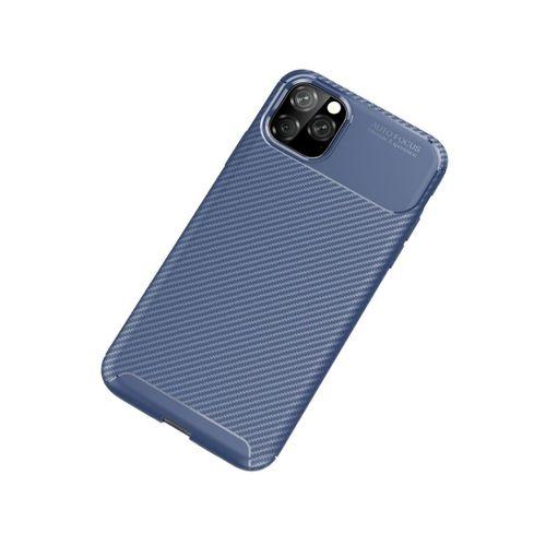 Newface iPhone 11 Pro Kılıf Focus Karbon Silikon - Lacivert