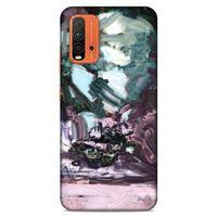 Lopard Xiaomi Redmi Note 9 4g Uyumlu Kılıf Soyut Sanat (39) Baskılı Liquid Crystal Kılıf