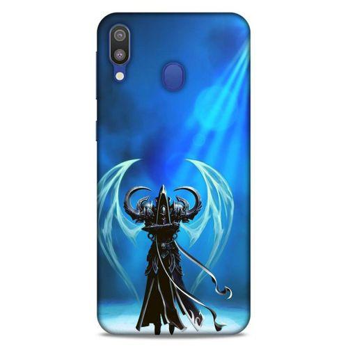Lopard Samsung Galaxy M20 Uyumlu Kılıf GameX (47) Crystal Flex Kılıf Mavi