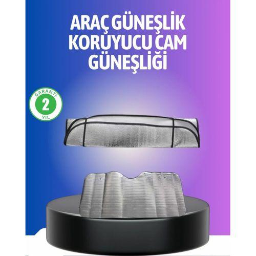 Metalize Reflektör Yüzeyli Uv Koruyucu Araç Güneşliği – Serin Ve Güvenli Sürüşler İçin