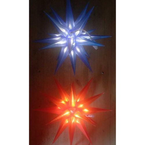 Noel yıldızı (Poinsettia) Aydınlatma ile küçük - 5139499