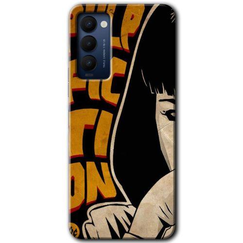 Tecno Camon 18T HD Baskılı Kılıf + 9D Tam Ekran Koruyucu - Ucuz Roman