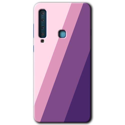 Galaxy A9 2018 Kılıf HD Desen Baskılı Arka Kapak - Oblique + Kırılmaz Cam