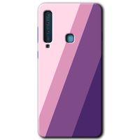 Galaxy A9 2018 Kılıf HD Desen Baskılı Arka Kapak - Oblique + Kırılmaz Cam