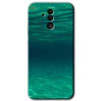 Huawei Mate 20 Lite Kılıf HD Desen Baskılı Arka Kapak - Derin Deniz + Kırılmaz Cam