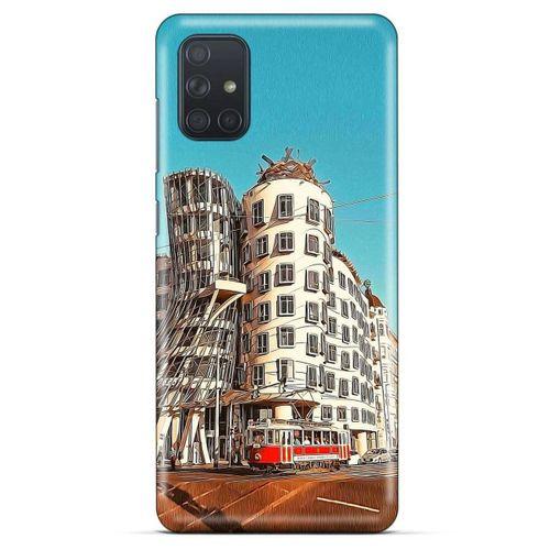 Samsung Galaxy M51 Kılıf Dünya Mimarisi (35) Fit Design Kılıf The Dancing House Çekya