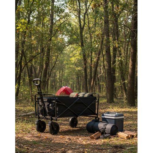 Çok Amaçlı Katlanabilir Kamp Arabası Bahçe Alışveriş Taşıma Vagonu