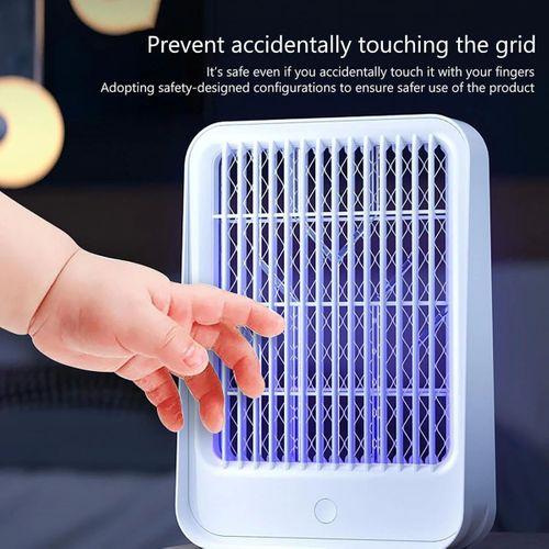 Elektrikli Sinek Kovucu Usb Şarjlı Sessiz Ve Etkili Led Işıklı Kapan