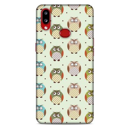Baykuşlar (17) Desenli Silikon Kapak Telefon Kabı Samsung Galaxy A10s Kılıf