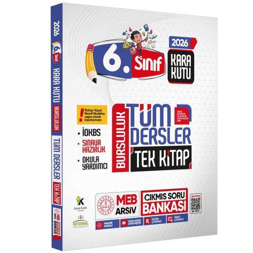 2026 6 sınıf İOKBS BURSLULUK Tüm Dersler Çıkmış Soru Bankası Tek Kitap Yeni Sistem Tamamı Çözümlü