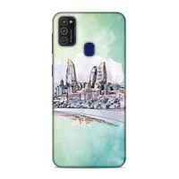 Samsung Galaxy M21 Uyumlu Kılıf Azarbaijan (2) Kabı Baki Silüet
